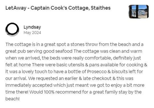 Letaway - Captain Cook'S Cottage, Staithes Exterior photo